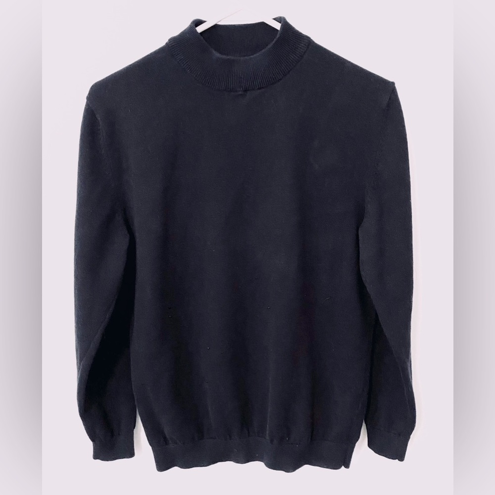 Black Turtle Neck Sweater